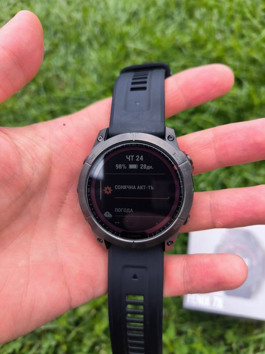 Топовий! Garmin Fenix 7X Solar 51mm, ліхтарик!