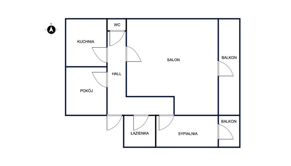 Komfortowe i zadbane| Parter | 3 pokoje |2 balkony