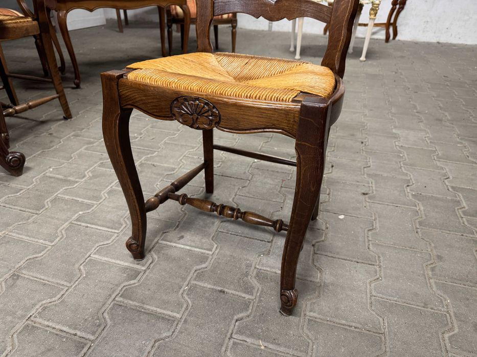 Stół i 6 krzeseł Ludwik stół rozkładany stół drewniany dąb