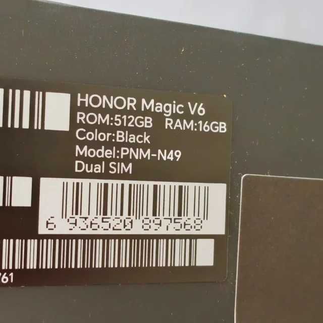 Honor Magic V6 (Versão Global), Selado com Fatura e Garantia