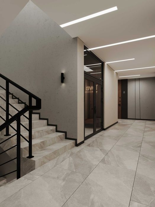 2-кім. квартира, 70.17 м² у ЖК з закритим двором