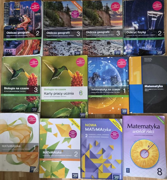 Geografia/Fizyka/Biologia/Informatyka/Matematyka
