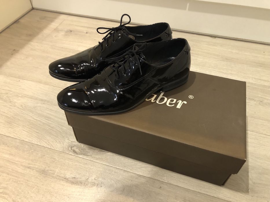 Buty lakierowane lakierki FABER