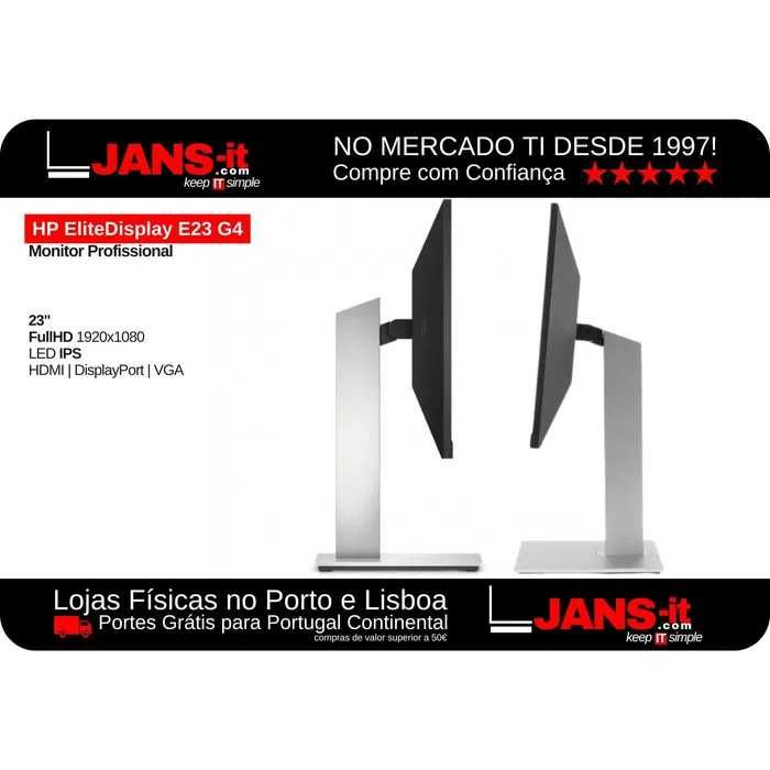 HP EliteDisplay E23 G4 Monitor | 23" | 16:9 | 1920x1080 FullHD | 60Hz64740145085059122