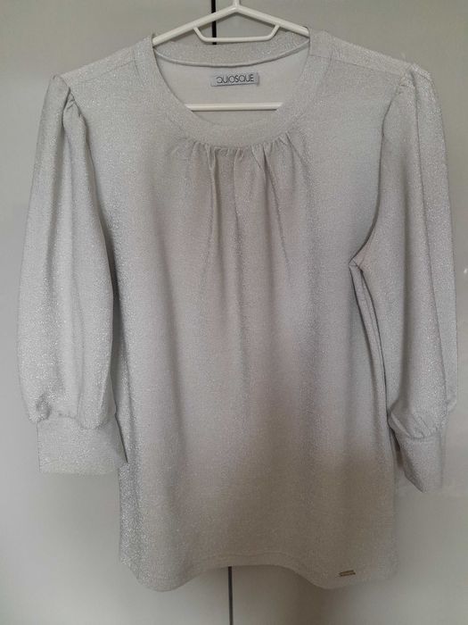 Bluzka srebrna nitka Quiosque rozmiar 36 jak nowa