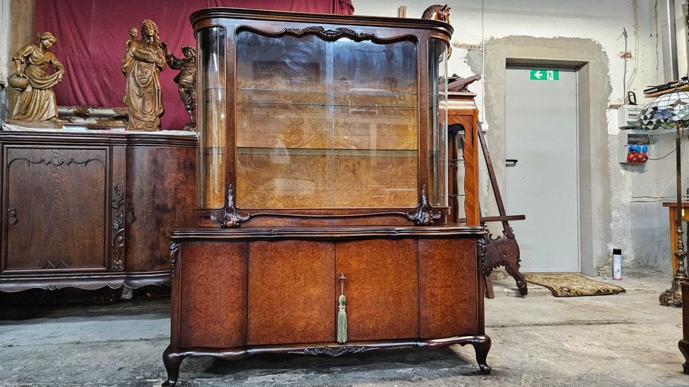 Stara Piękna -Witryna -Komoda -szafka  Konkretna Dwuczęściowa