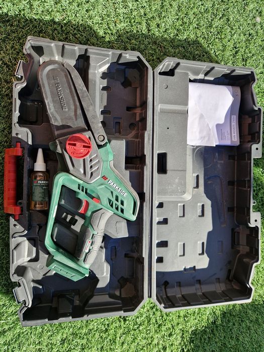 Serra parkside a bateria como nova