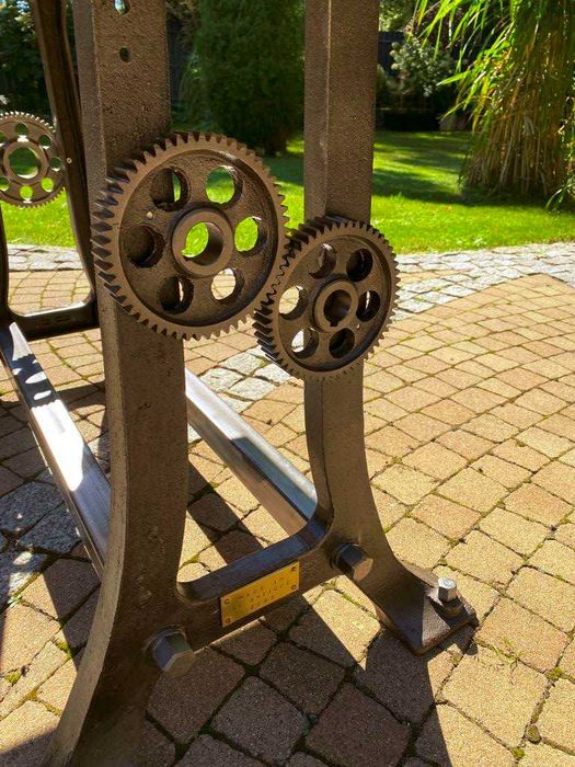 Stół warsztatowy, biurko, antyk, industrialny