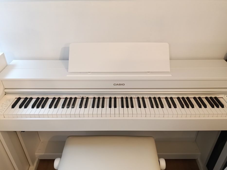 Pianino cyfrowe CASIO AP-470 WE CELVIANO białe jak nowe + ława