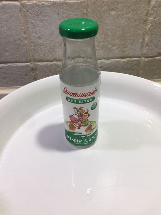 Баночки, бутылочки стеклянные из под детского питания