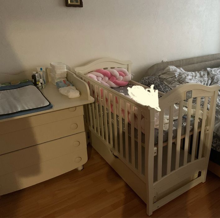 Ліжко дитяче і комод Верес