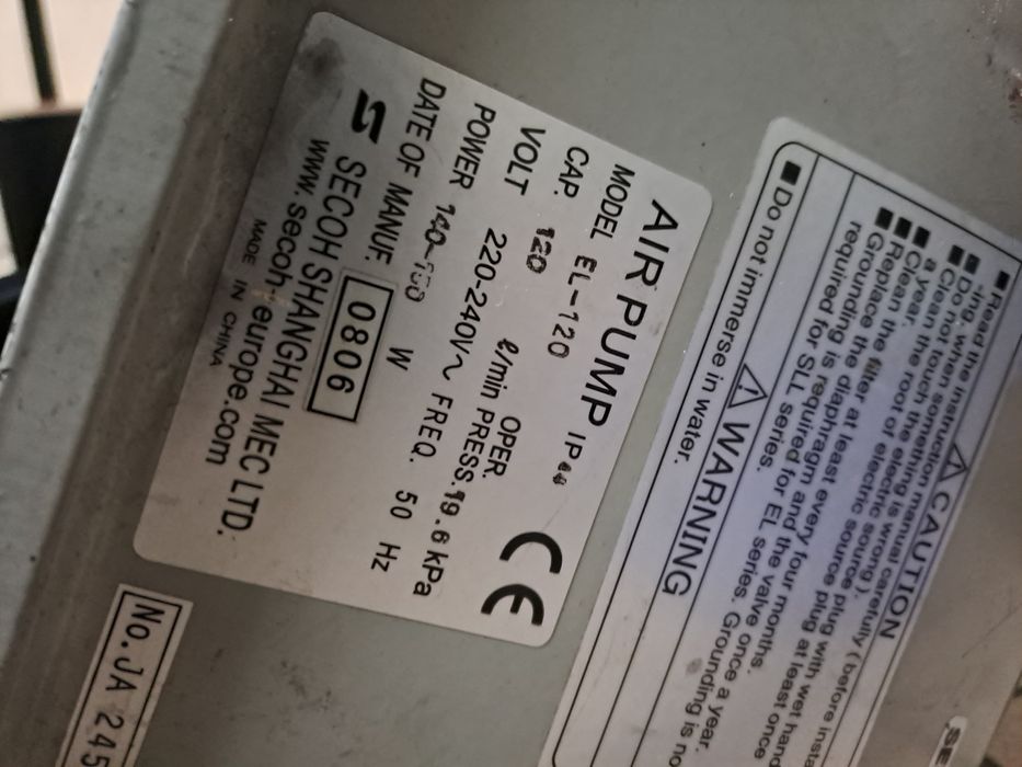 Dmuchawa do oczyszczalni SECOH EL 120