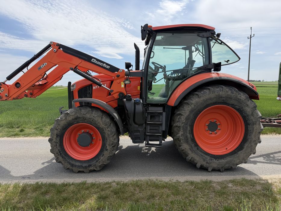 Kubota M7131 Przedni podnośnik, Ładowacz Quicke