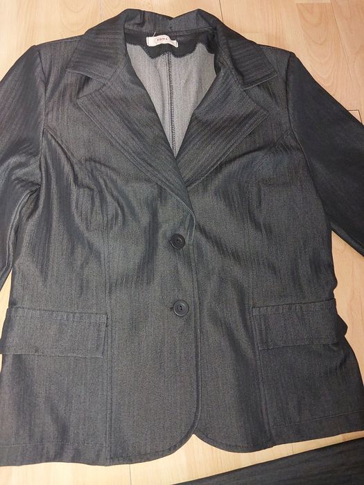 Zakiet spodnie garsonka 36 38 damska czarna