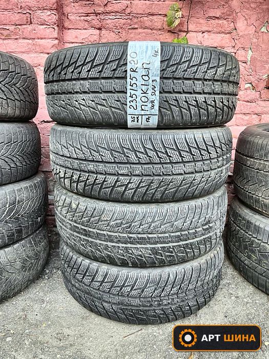 235 55 20 Nokian wr suv 3 зима 4 шт протектор 90%