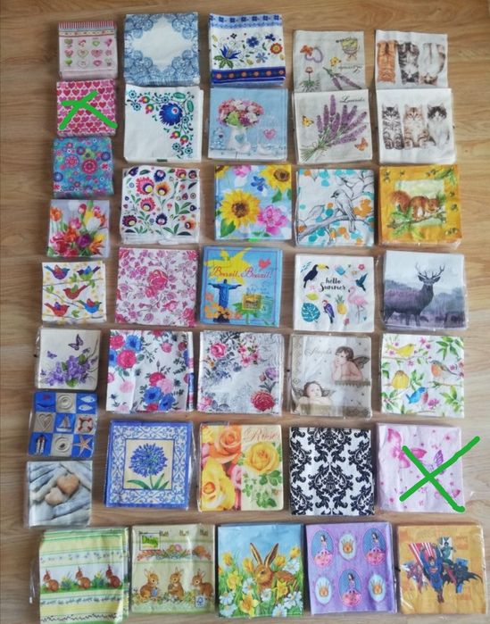 10 szt Serwetki do decoupage