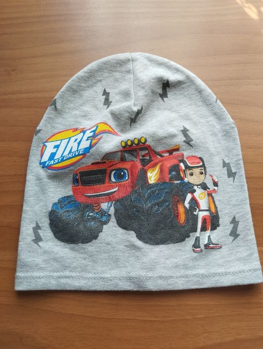 Czapka wiosenna monster truck