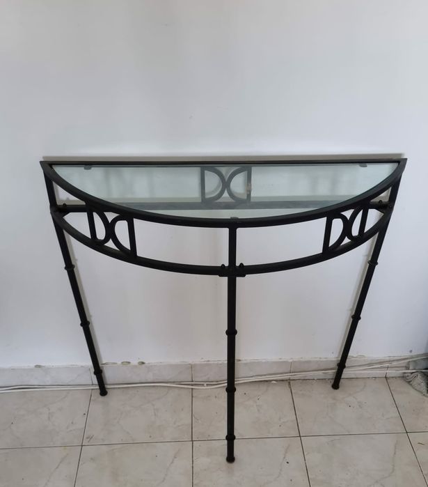 Mesa em Ferro falta o vidro