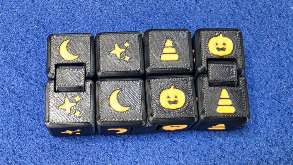 Cubo fidget infinito Halloween