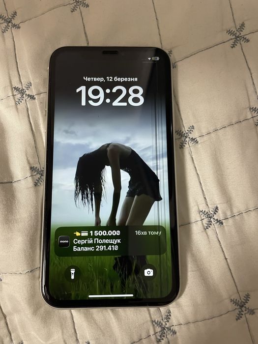 Iphone 10 xr 79% ємкість акамулятора 64gb білий