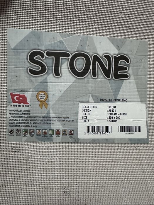 Tapete creme e bege 200x290