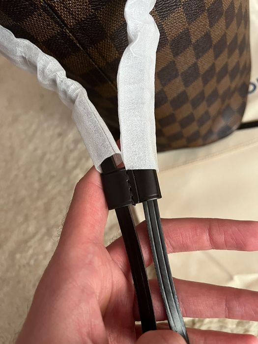 Od ręki LV Neverfull MM, Damier Ebene