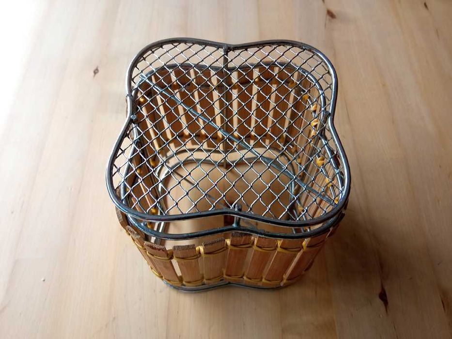 Cesta De Bambu Para Talheres
