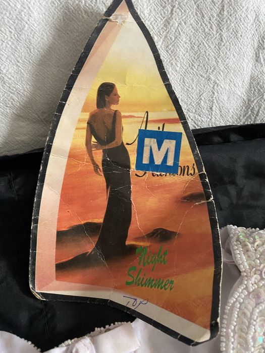 Блузка шовкова біла розшита бісером і паєтками НОВА