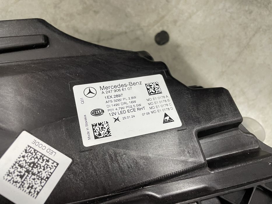 Фара Мерседес GLA W247 Full Led