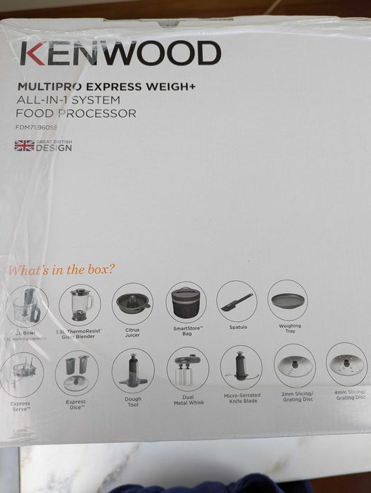 NOVO - Processador KENWOOD Multipro Express Weigh + FDM71.960SS