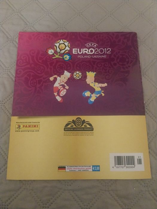 Caderneta Euro 2012 Vazia