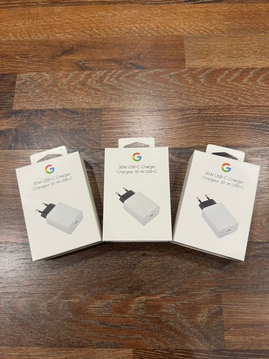 Оригинальный адаптер Google Pixel 30 Вт быстрая зарядка, блок usb-c