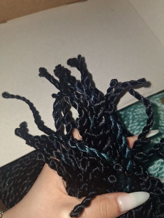 sztuczne warkoczyki z kanekalonu