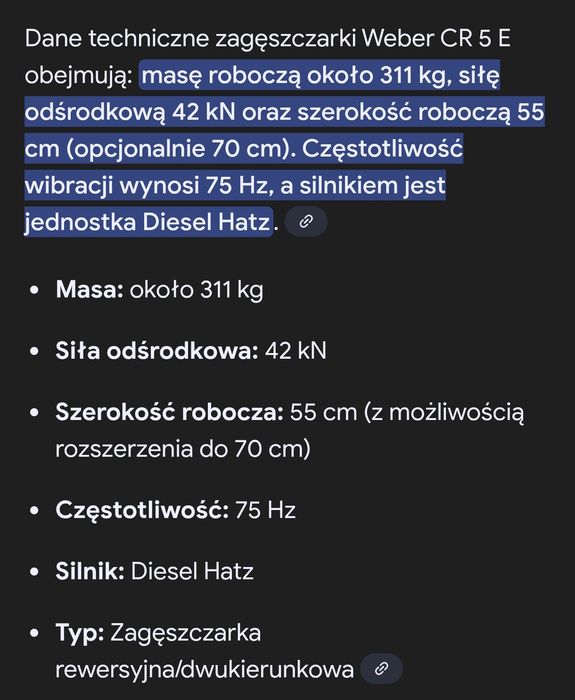 Wynajmę zagęszczarka do gruntu, skoczki, świder spalinowy