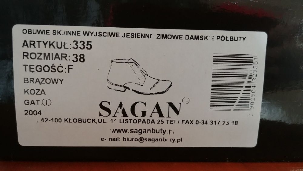 półbuty damskie, rozm 38
