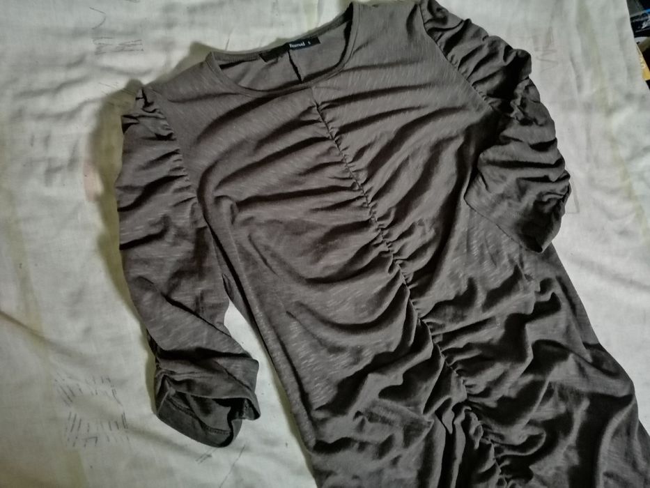 RESERVED _ bluzka  z marszczeniami _ Bedzie dobra na rozmiar S / xs