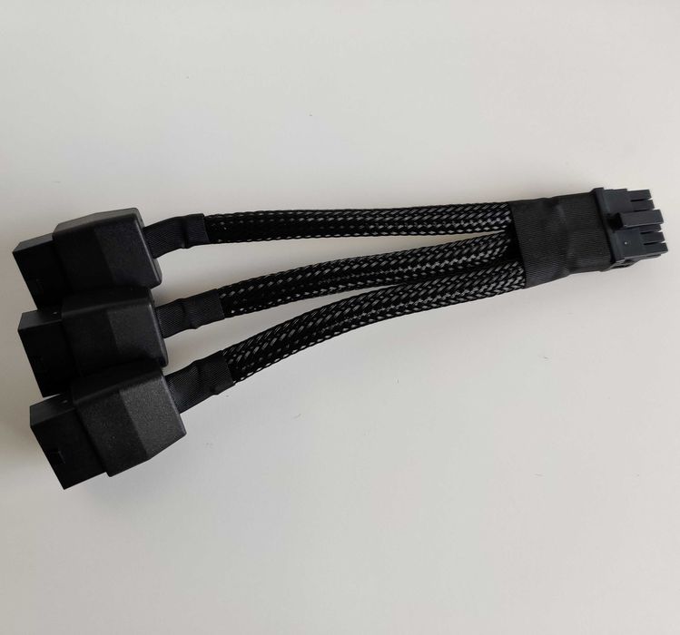 Cabo Divisor de Alimentação PCIe Nvidia 12VHPWR 1 para 3