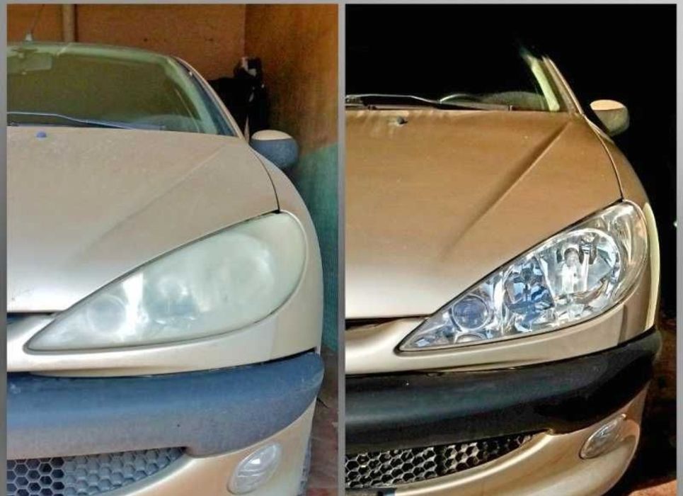Полірування фар авто
