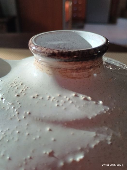 Stary ceramiczny wazon Strehla - lata 70