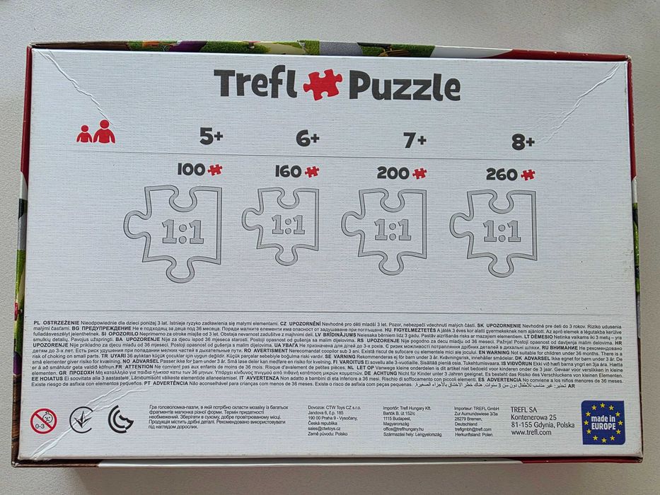 Puzzle Trefl Masha i Niedźwiedź 100 szt. 5+