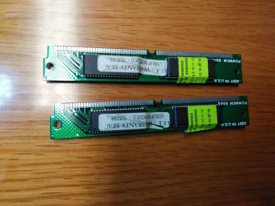 memorias PC antigas