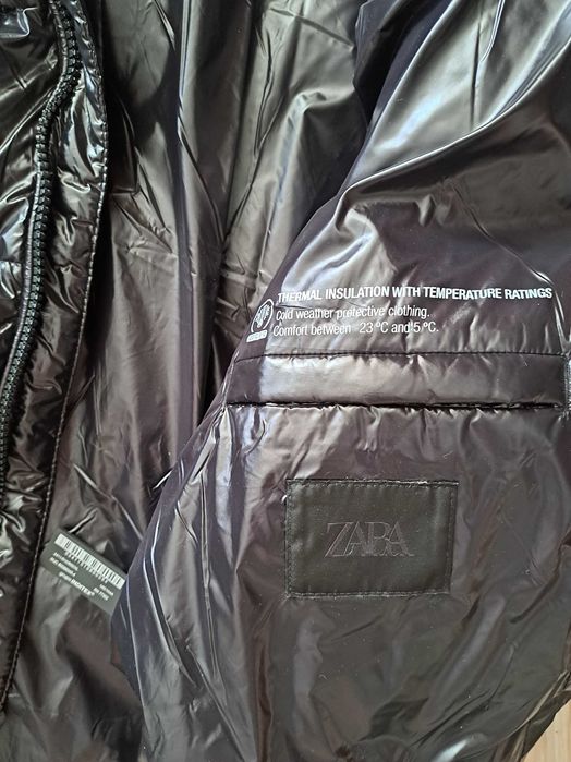 Męska kurtka zimowa puchowa ZARA roz. XL nowa