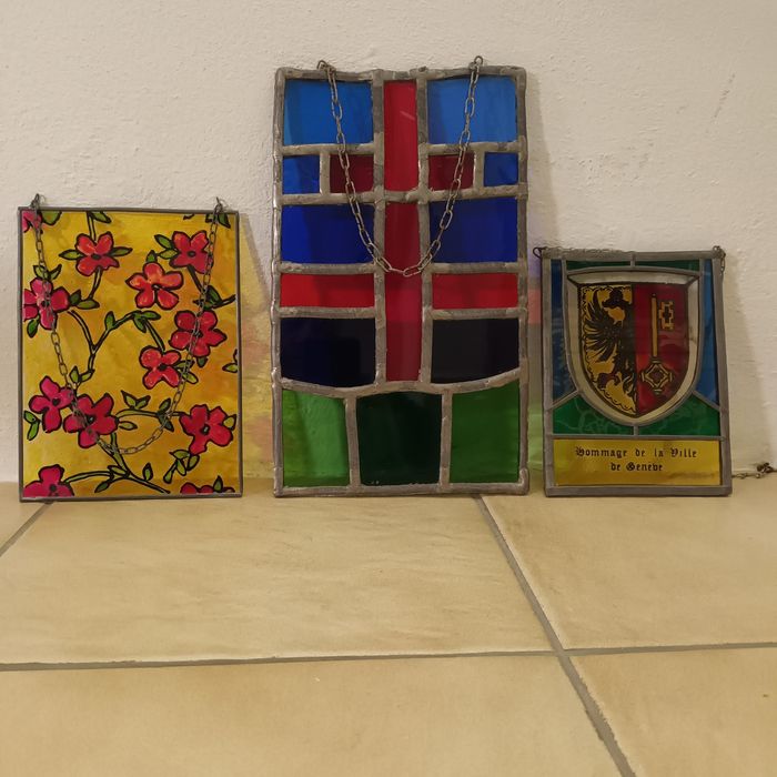 Witraże szklane zestaw