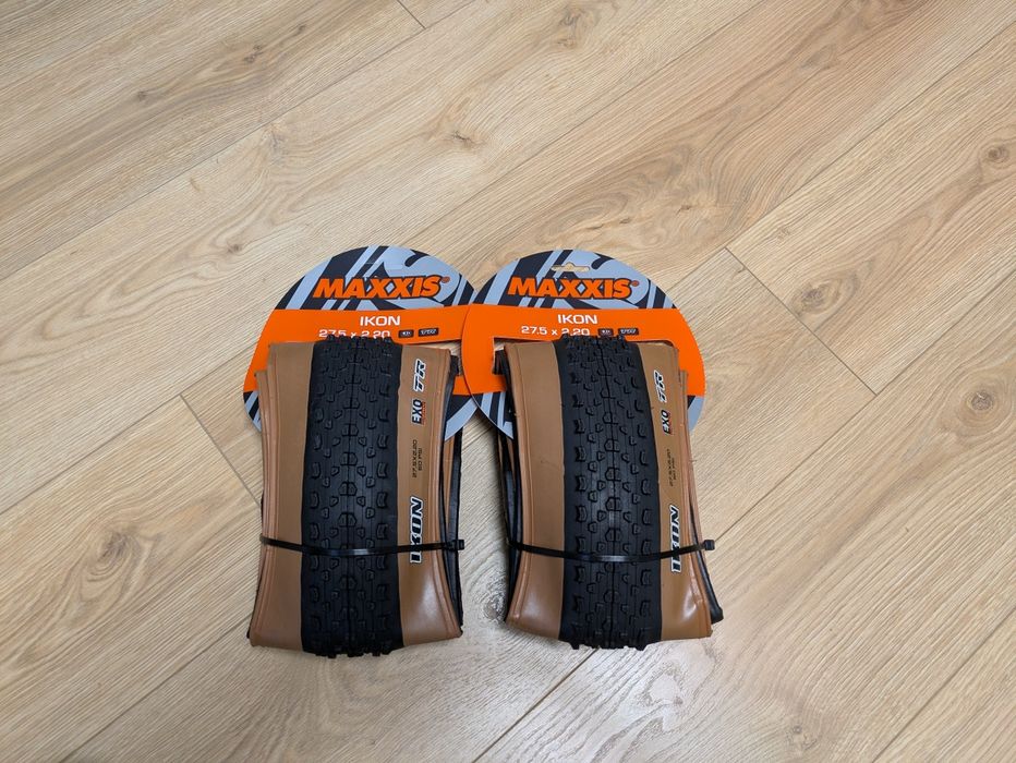 Opony MTB Maxxis Ikon 27.5x2.20 Tubeless brązowe