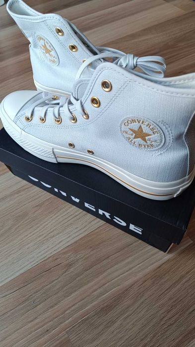 Buty Converse Chuck Taylor All Star Lift Platform Szary