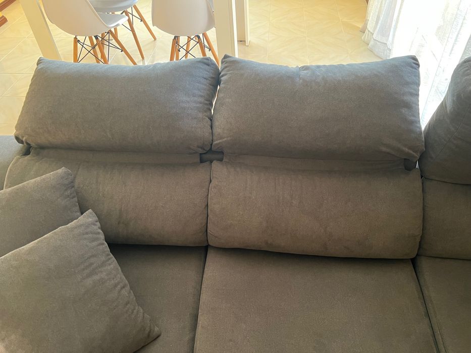 sofá com chaise longue