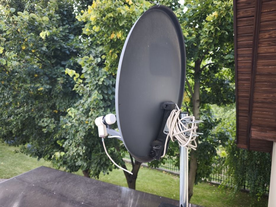 Antena satelitarna, kompletny talerz