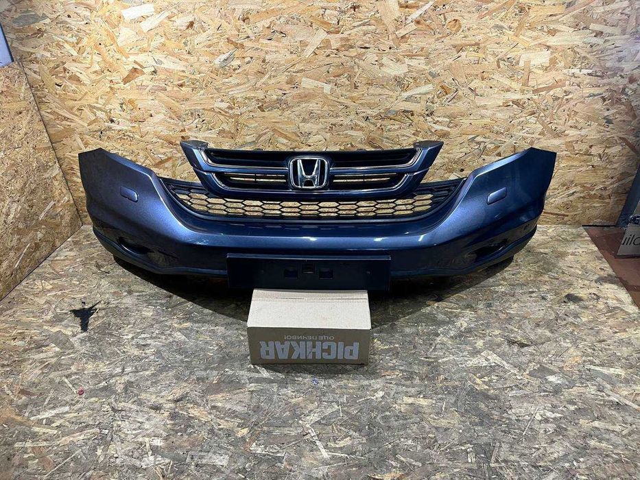 Бампер передній взборі комплектний Решітка Оригінал NH684P Розборка Honda CR-V 3 CRV Хонда ЦРВ СРВ Рестайлінг 2010-2012 рр.