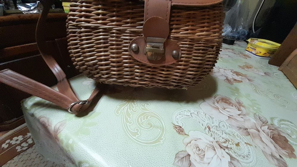 Stary koszyczek torebka z PRL u