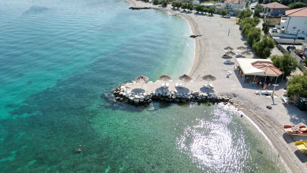 Chorwacja , basen przy plaży, dom Akord
